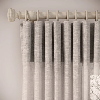 Lazy Sunday Curtains - Slubby Sheer - Tasteful