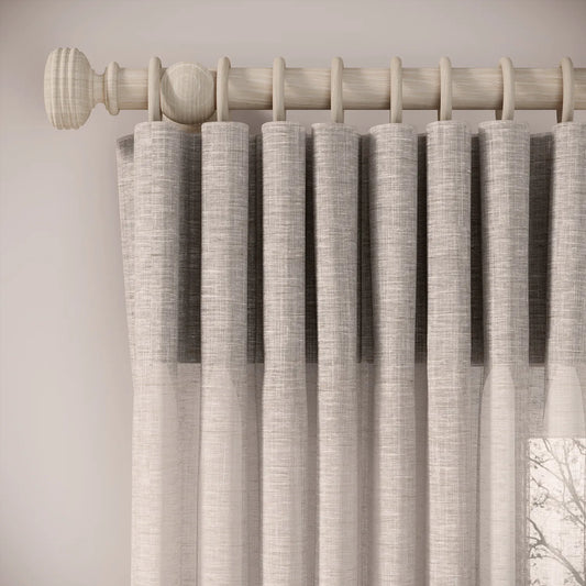 Lazy Sunday Curtains - Slubby Sheer - Tasteful