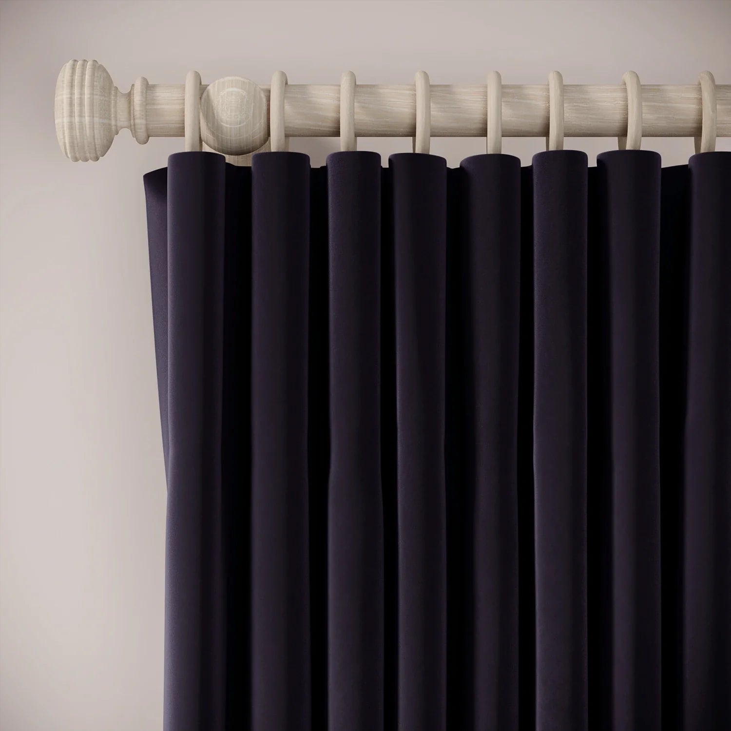 Lazy Sunday Curtains - Soft Velvet - Bramble Jam