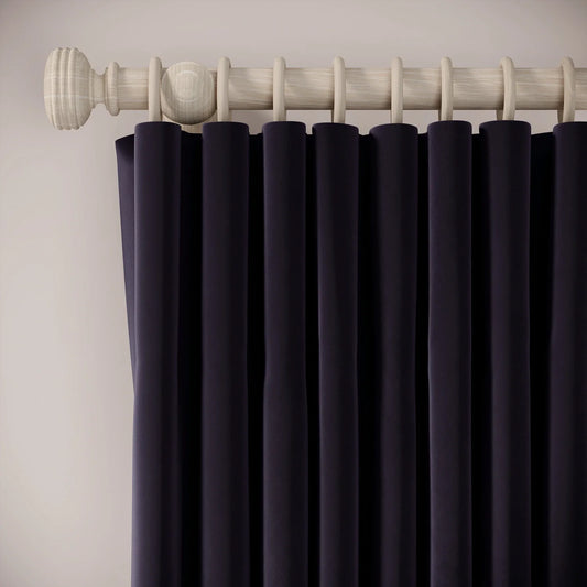 Lazy Sunday Curtains - Soft Velvet - Bramble Jam