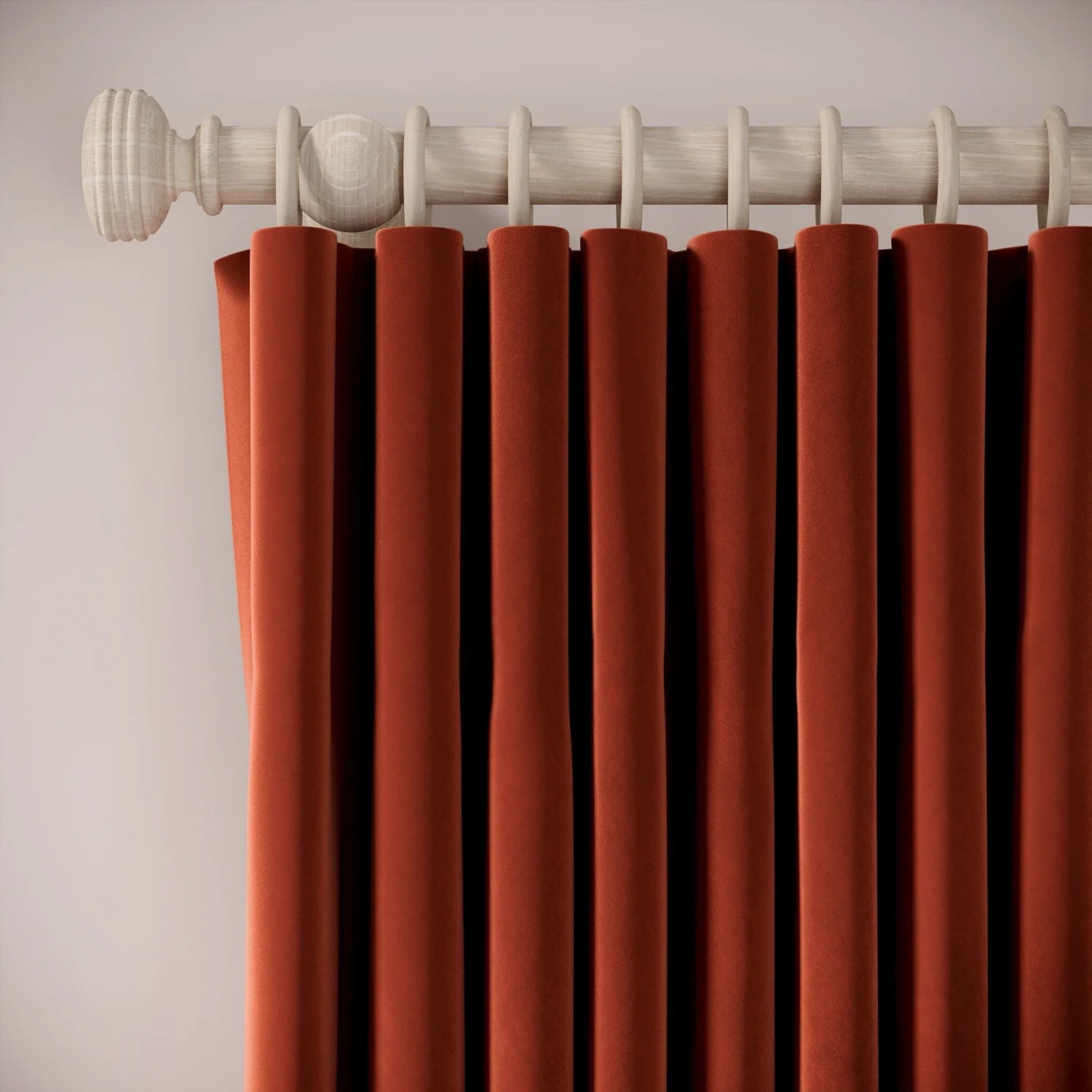 Lazy Sunday Curtains - Soft Velvet - Cookout