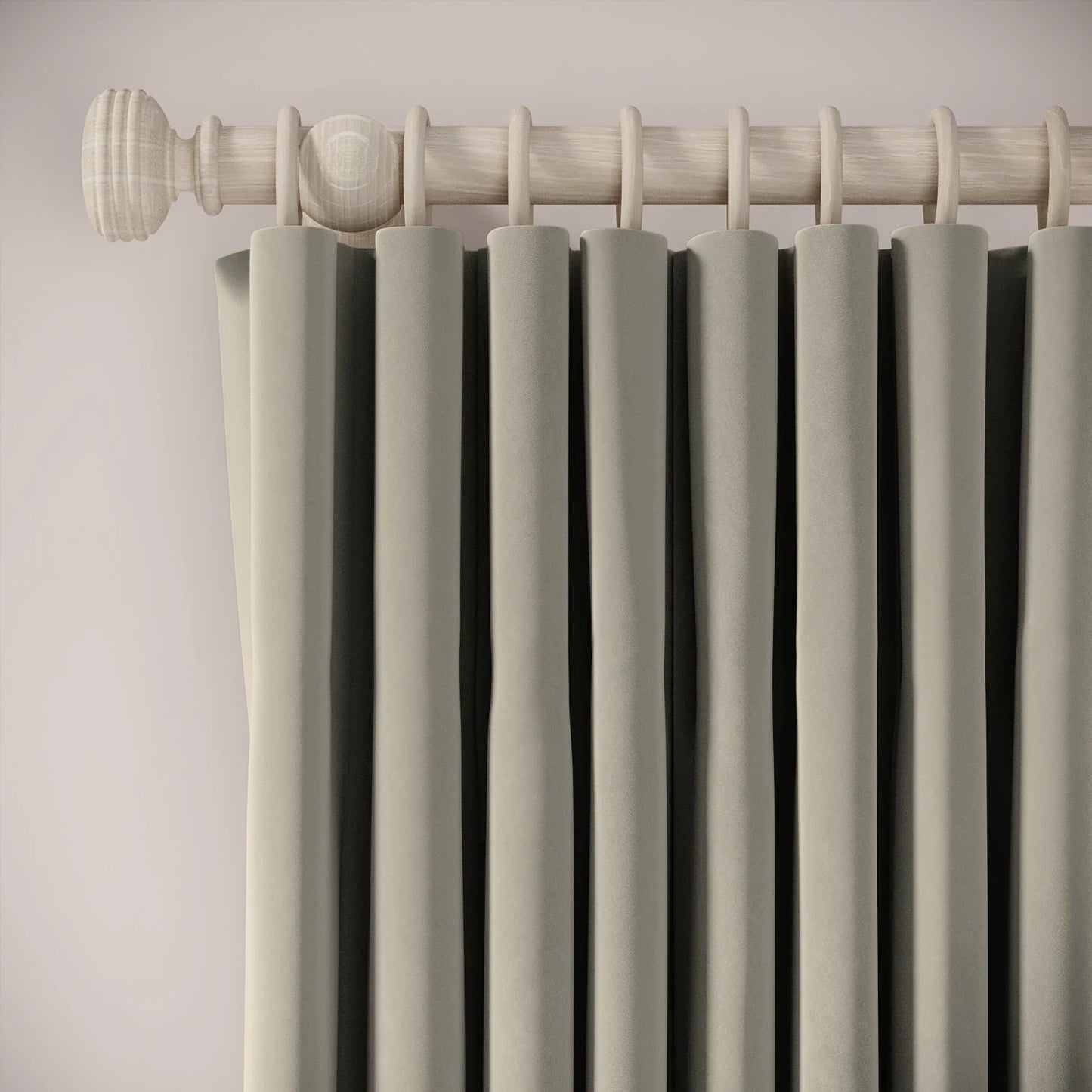 Lazy Sunday Curtains - Soft Velvet - Cornish