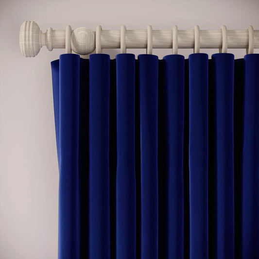 Lazy Sunday Curtains - Soft Velvet - Darling