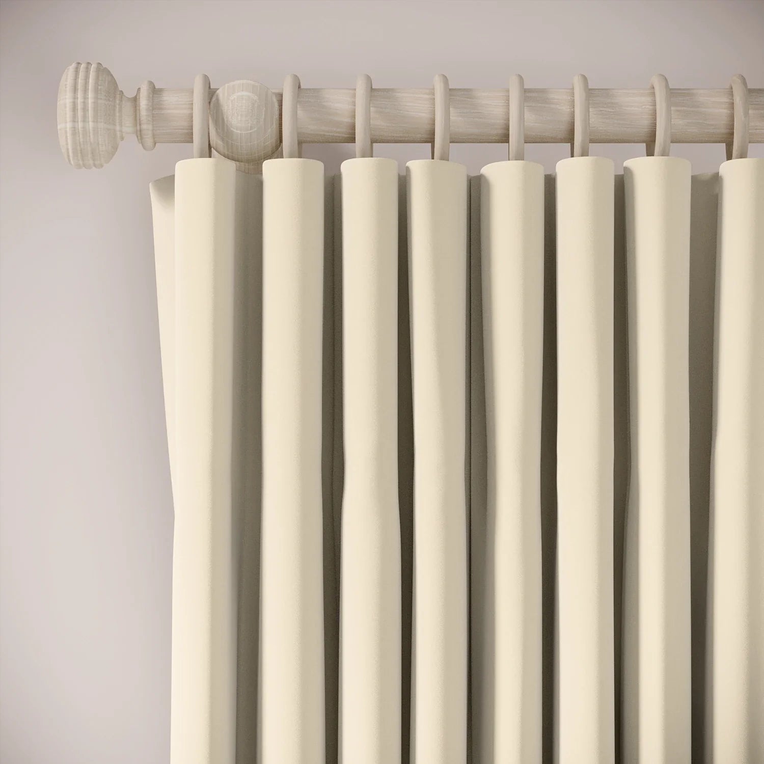 Lazy Sunday Curtains - Soft Velvet - Dover