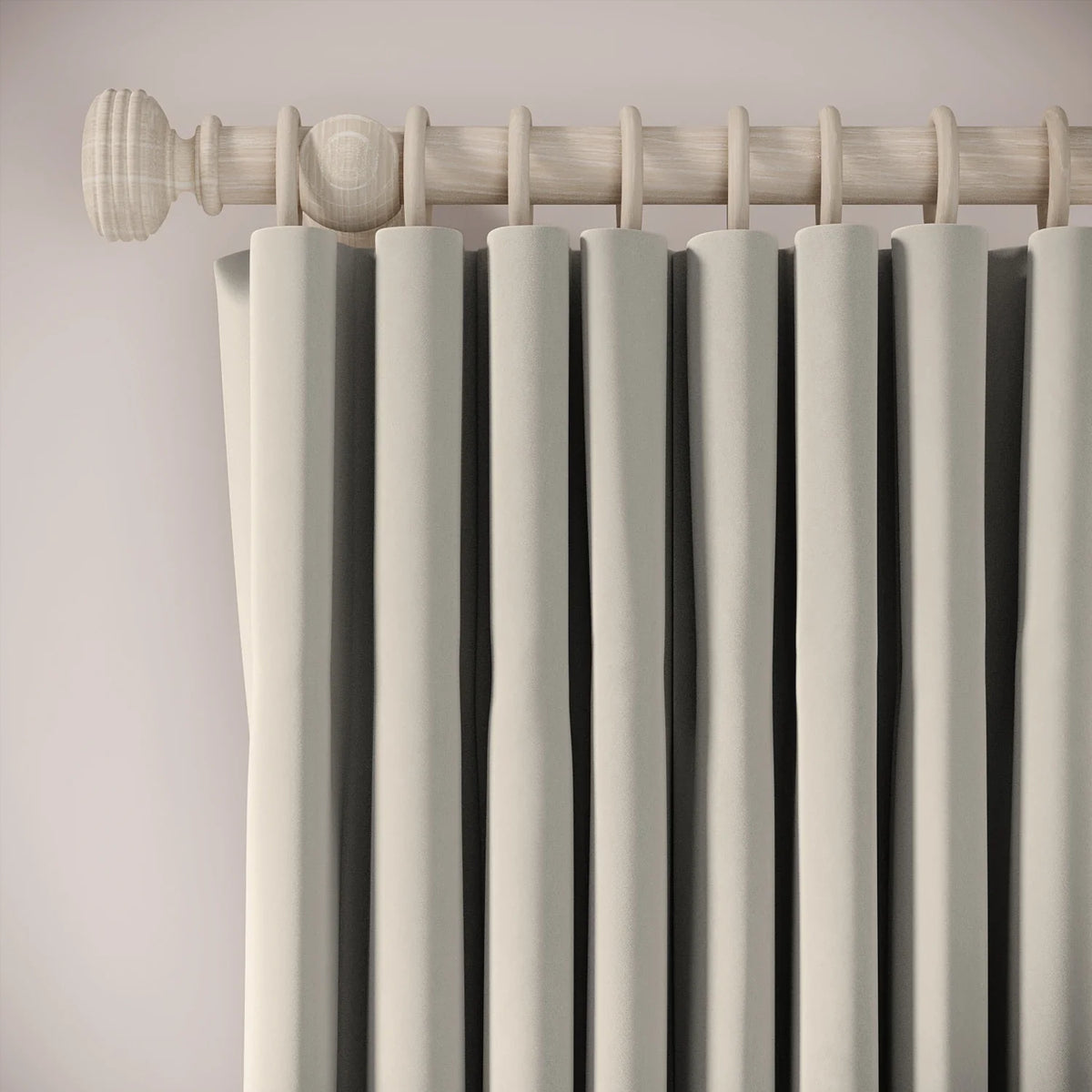 Lazy Sunday Curtains - Soft Velvet - Mog