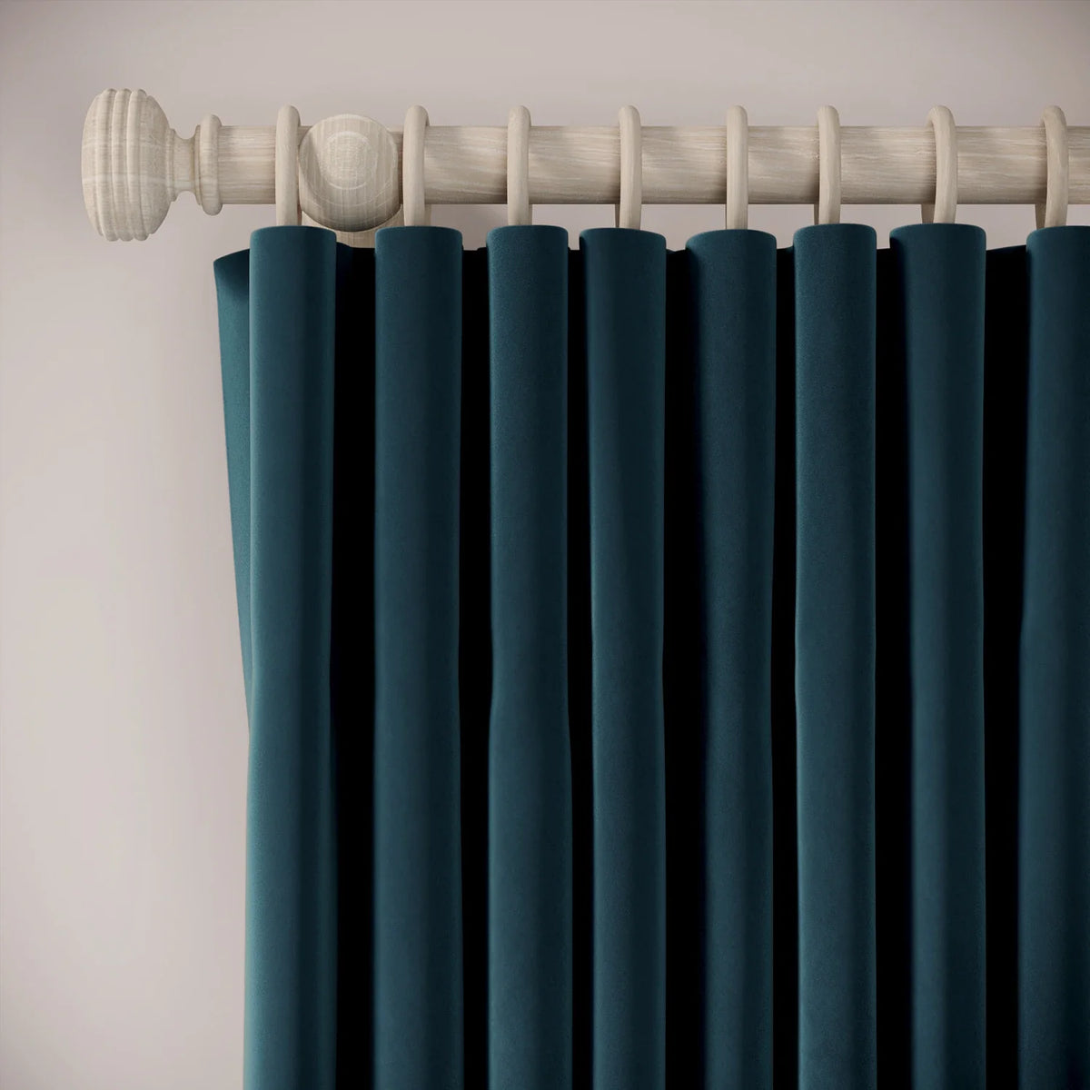 Lazy Sunday Curtains - Soft Velvet - Reef