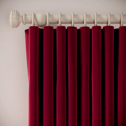 Lazy Sunday Curtains - Soft Velvet - Ruby Tuesday
