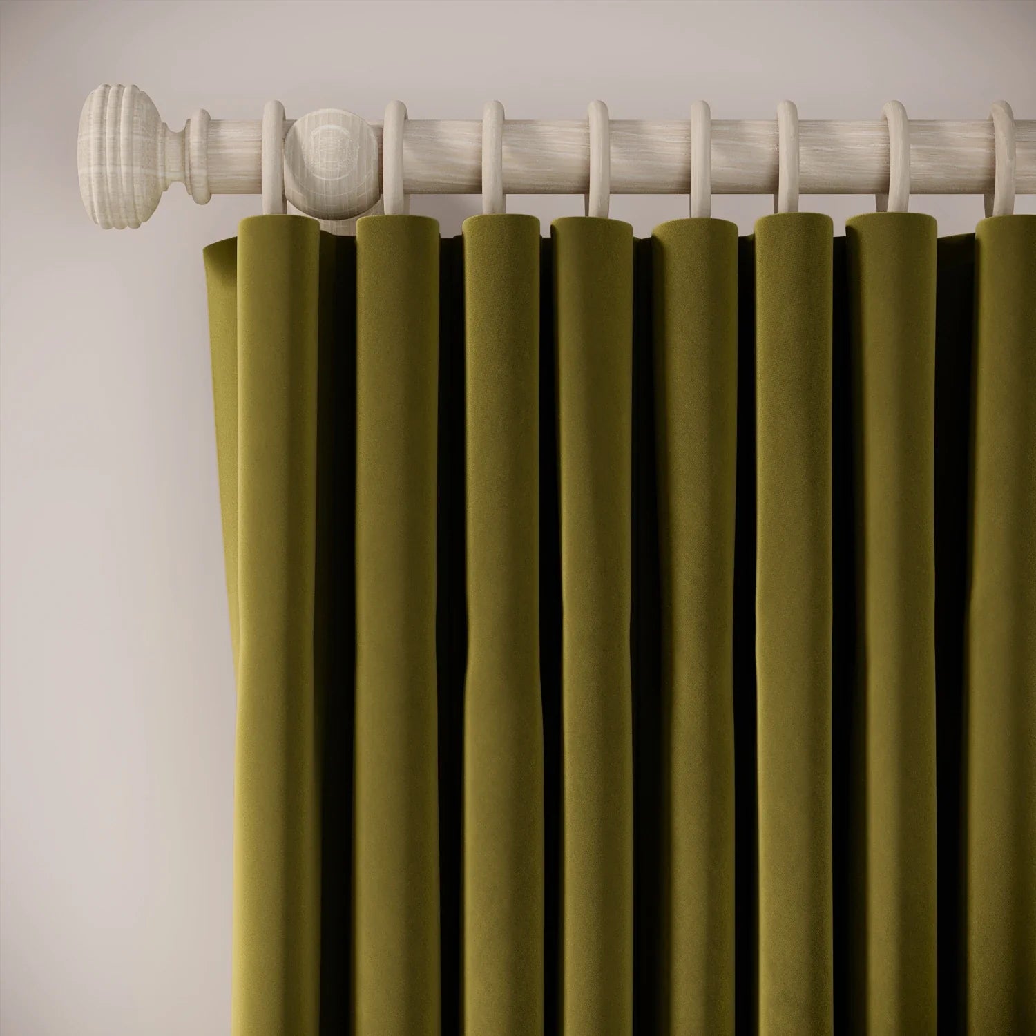 Lazy Sunday Curtains - Soft Velvet - Thicket