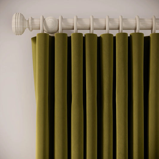 Lazy Sunday Curtains - Soft Velvet - Thicket