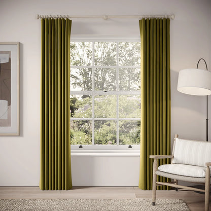 Lazy Sunday Curtains - Soft Velvet - Thicket