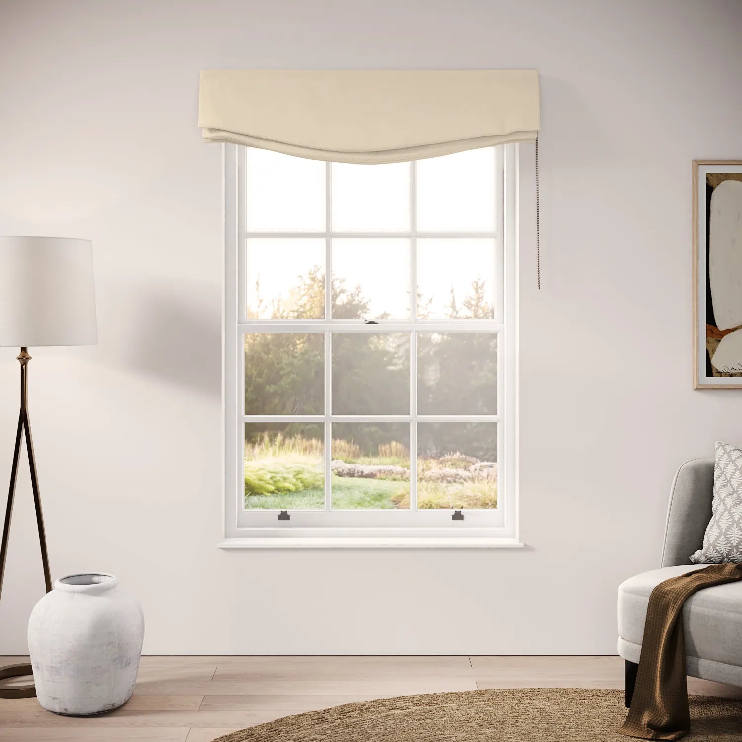 Lumley Blind - Brushed Cotton - Eggbox
