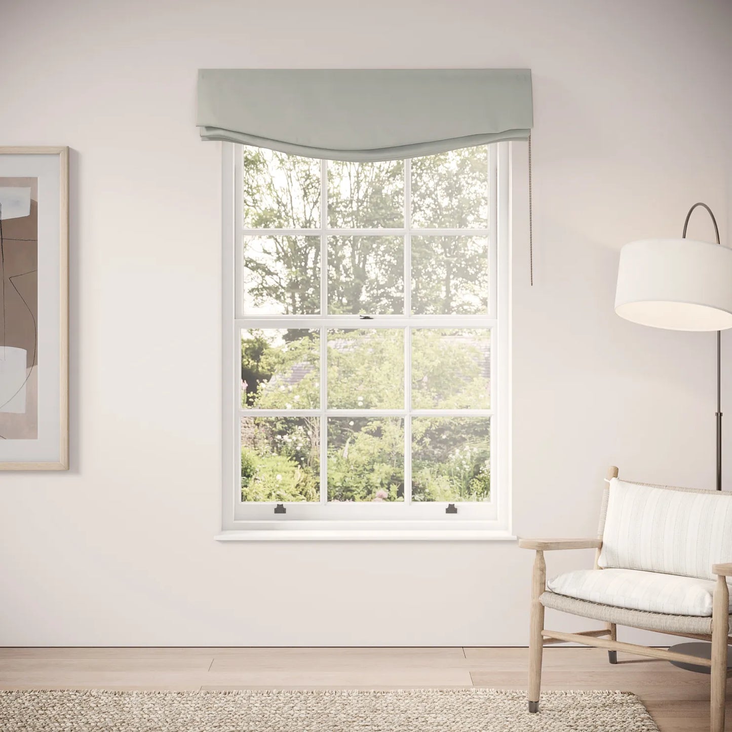 Lumley Blind - Linen Blend - Villa Blue