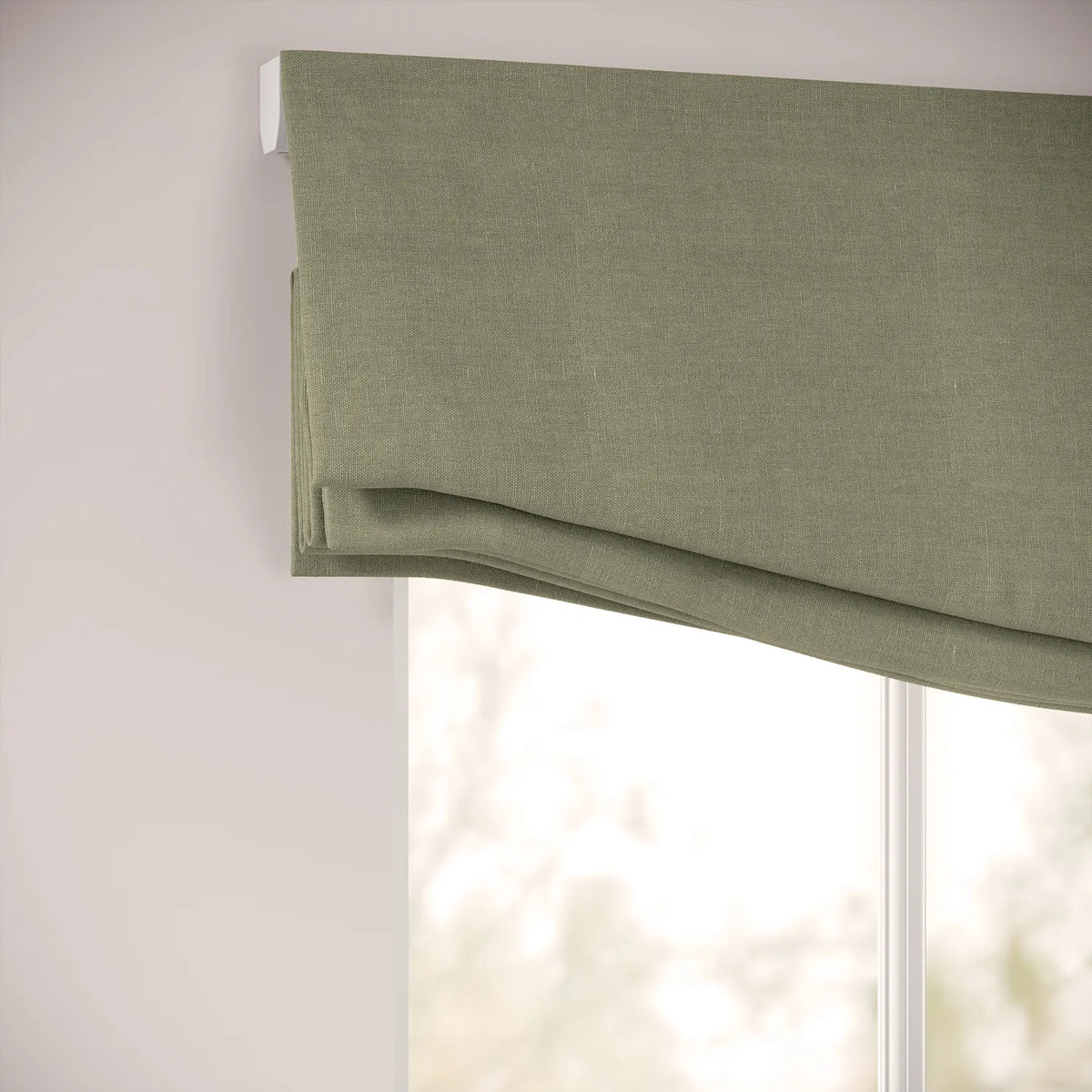 Lumley Blind - Pure Linen - Herbal
