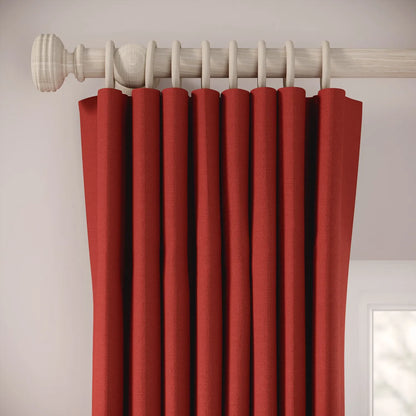 Matchbox Curtains - Linen Blend - Cardinal