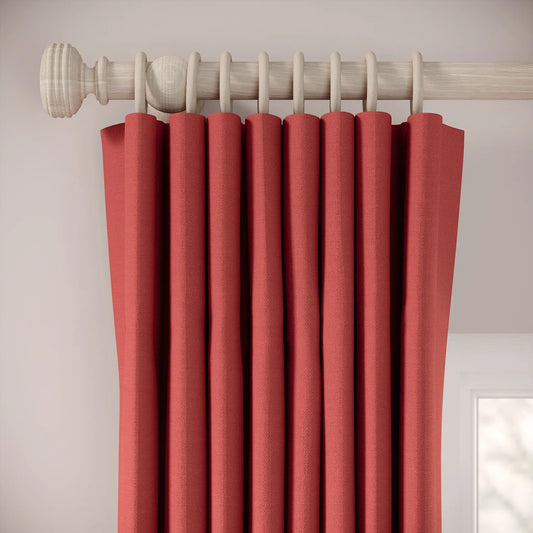 Matchbox Curtains - Linen Blend - Crimsonite