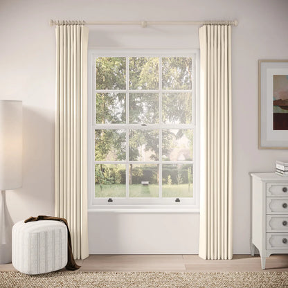 Matchbox Curtains - Linen Blend - Half Shell