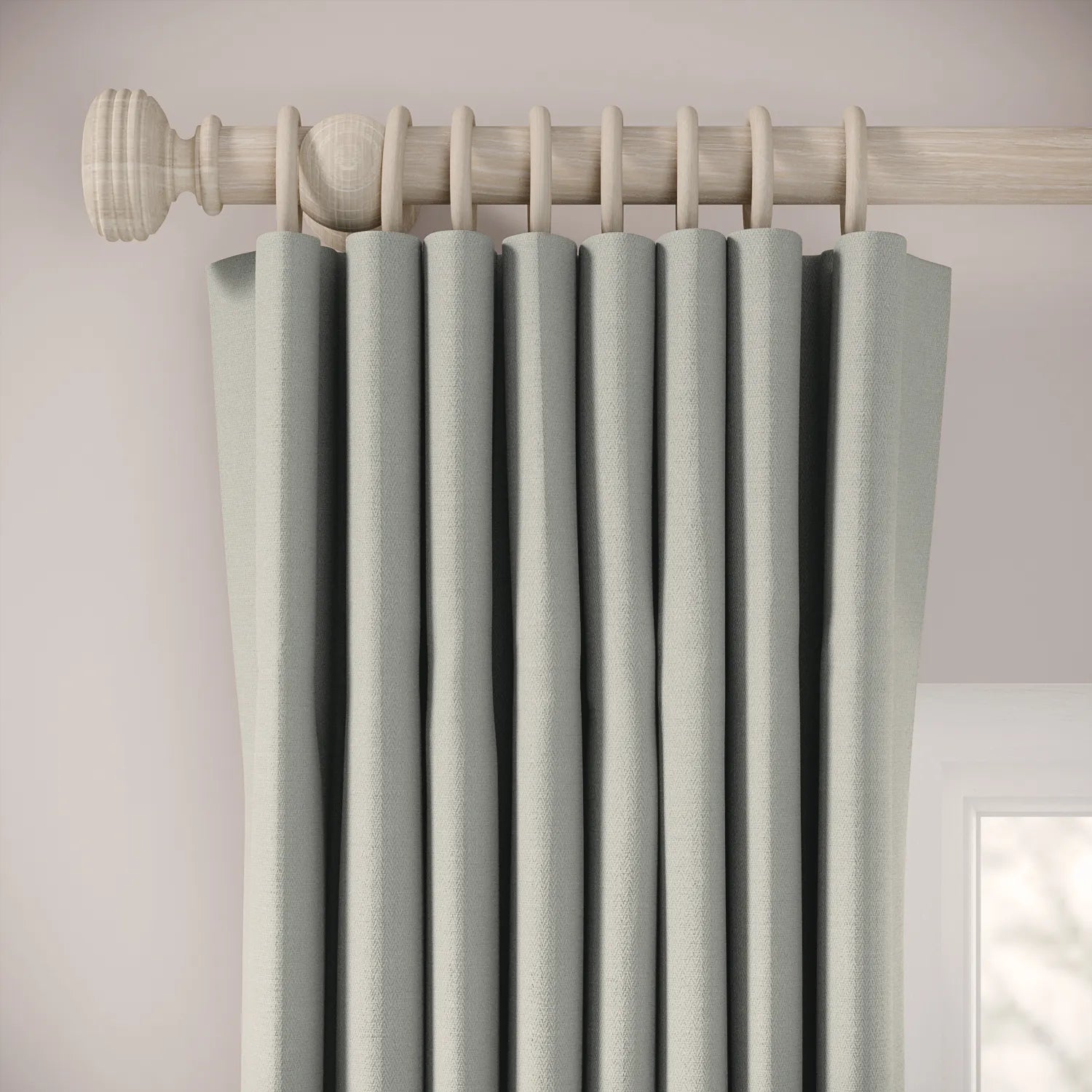 Matchbox Curtains - Linen Blend - Villa Blue