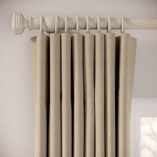 Matchbox Curtains - Pure Linen - Biscotti