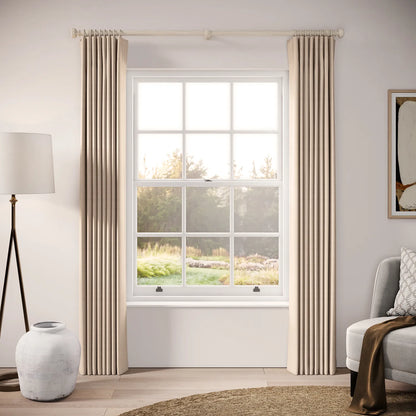 Matchbox Curtains - Pure Linen - Conch