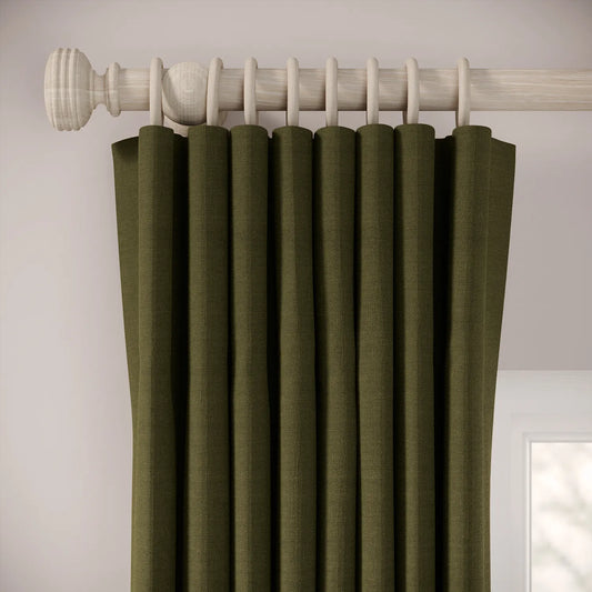 Matchbox Curtains - Pure Linen - Mossify