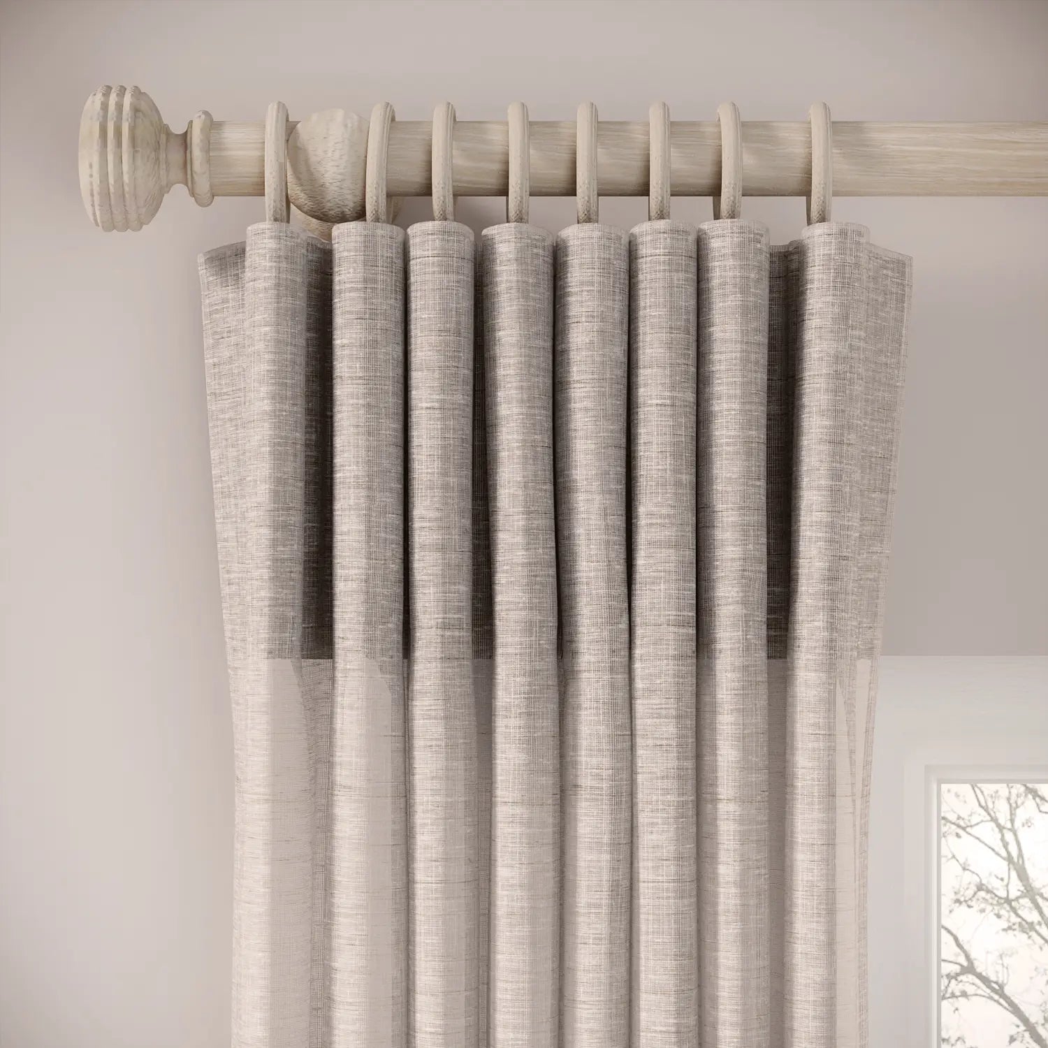 Matchbox Curtains - Slubby Sheer - Tasteful