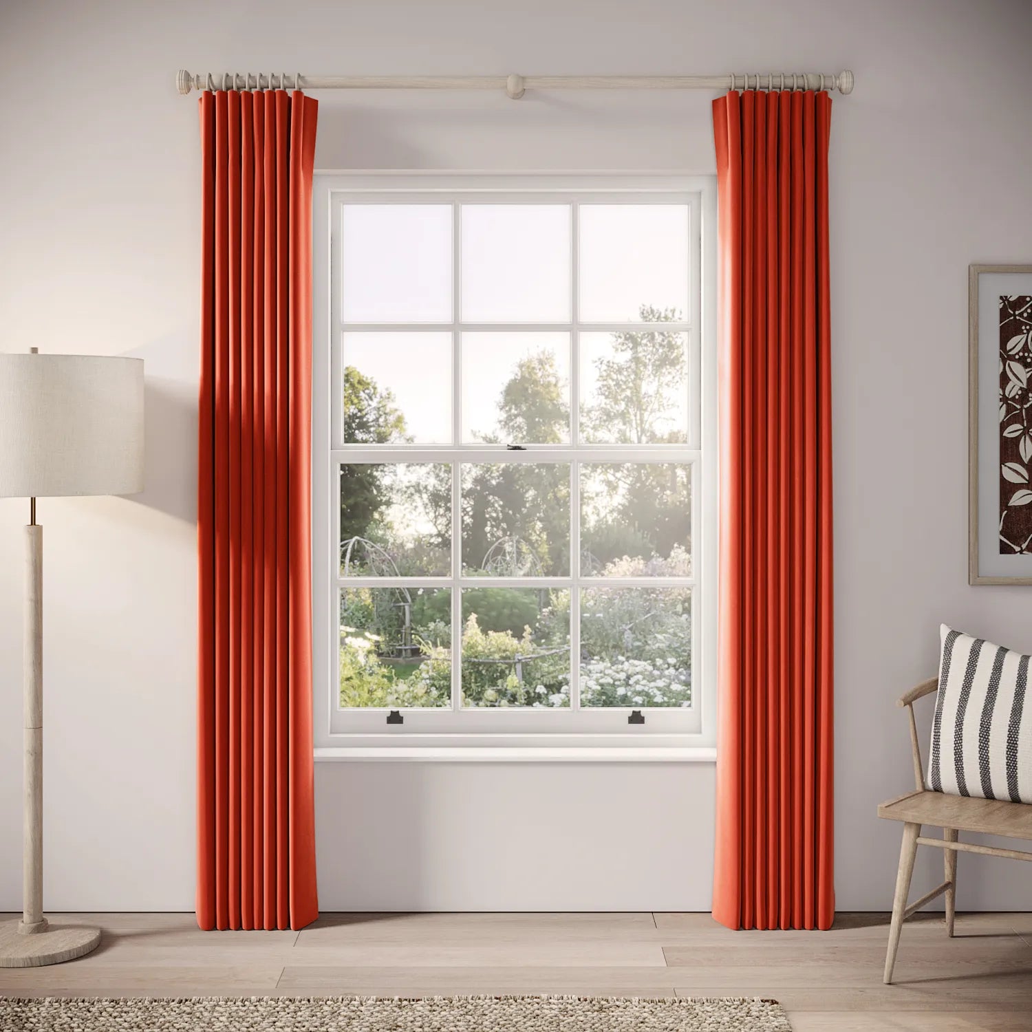 Matchbox Curtains - Soft Velvet - Logburner