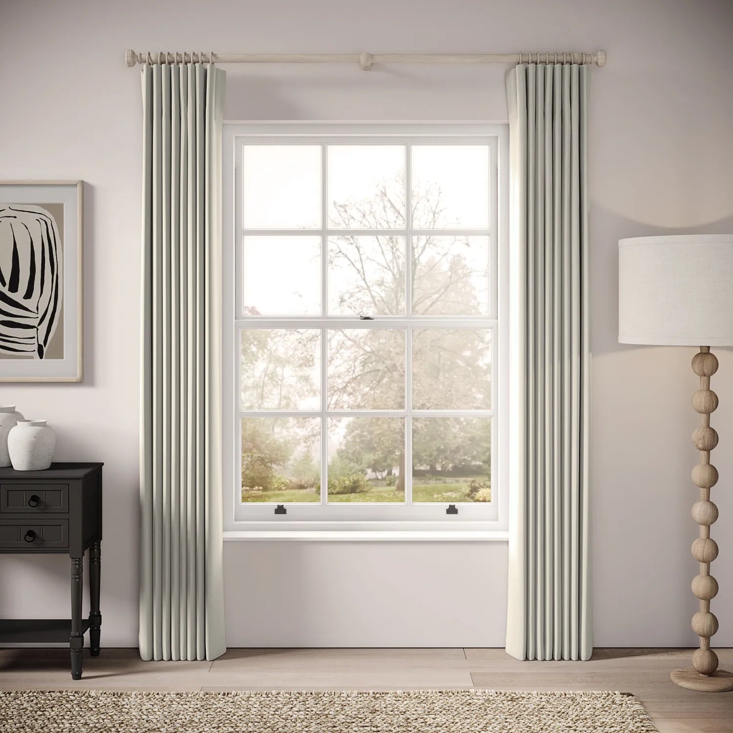 Matchbox Curtains - Soft Velvet - Mog