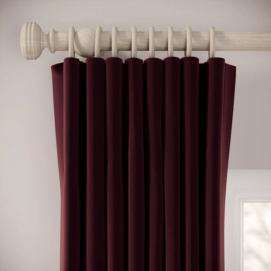Matchbox Curtains - Soft Velvet - Tempranillo