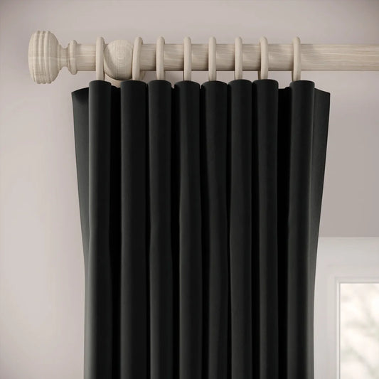 Matchbox Curtains - Soft Velvet - Void