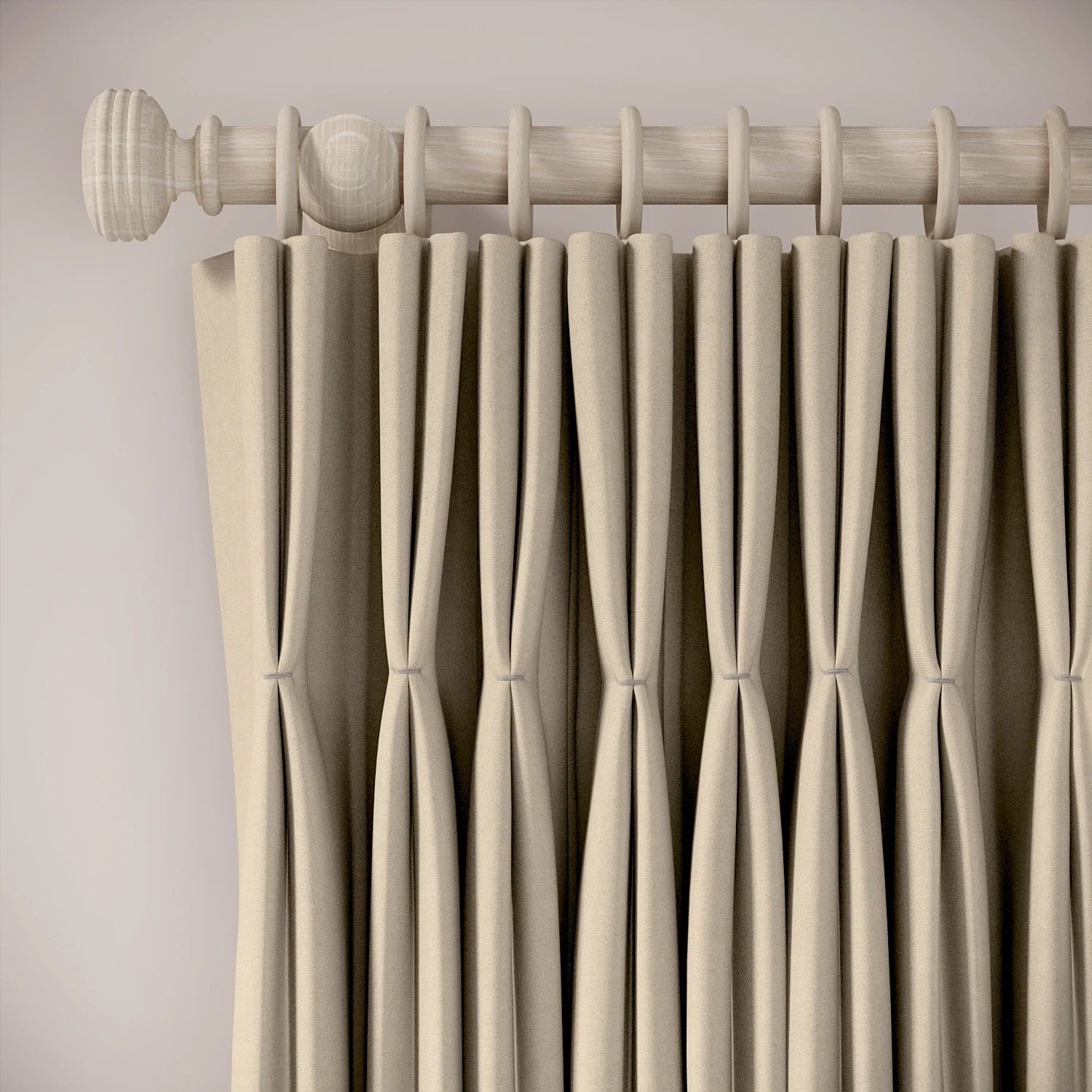 Merlin's Beard Curtains - Brushed Cotton - Mantlepiece