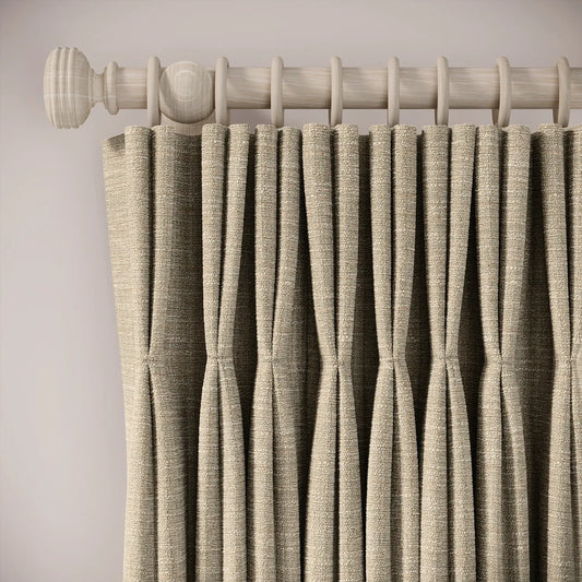 Merlin's Beard Curtains - Eco Boucle - Tabby Cat