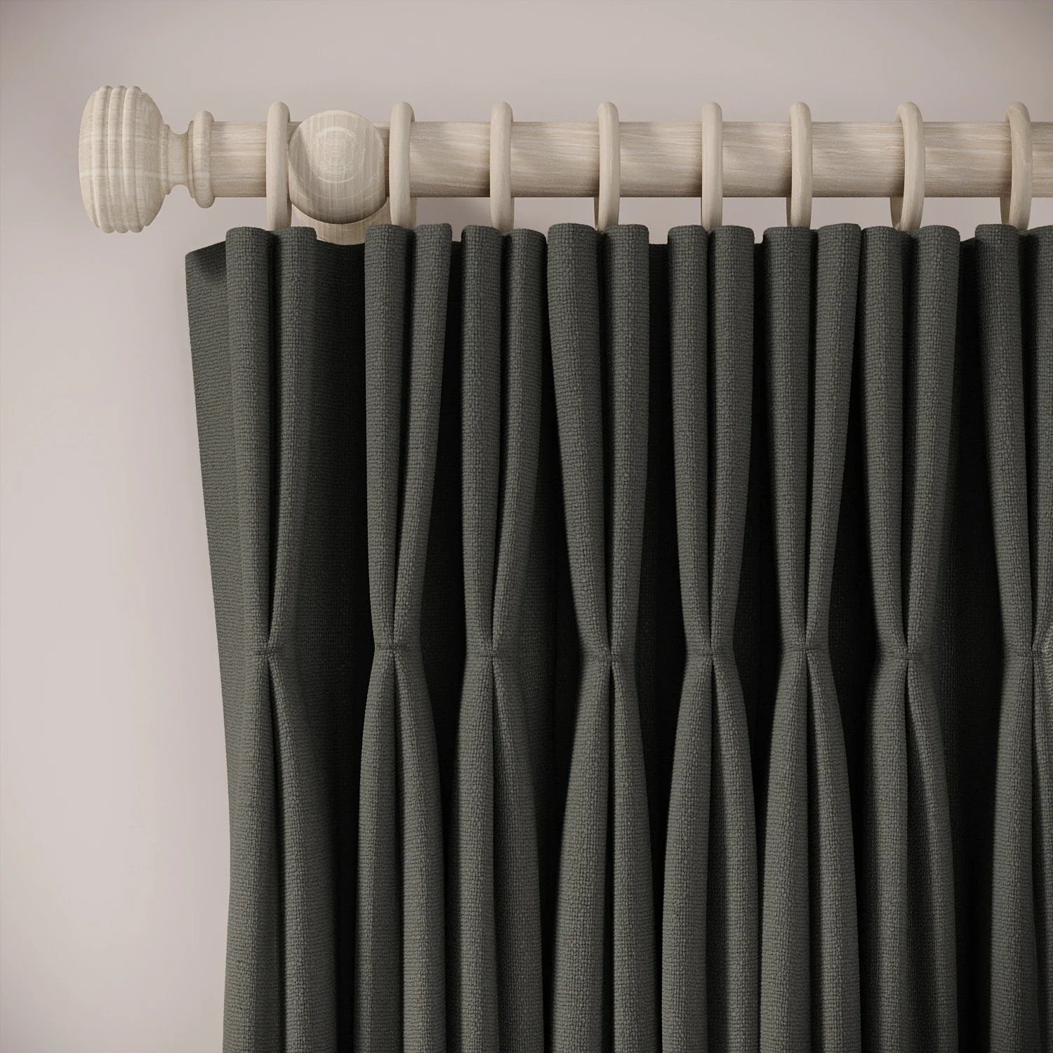 Merlin's Beard Curtains - Eco Weave - Nimbus