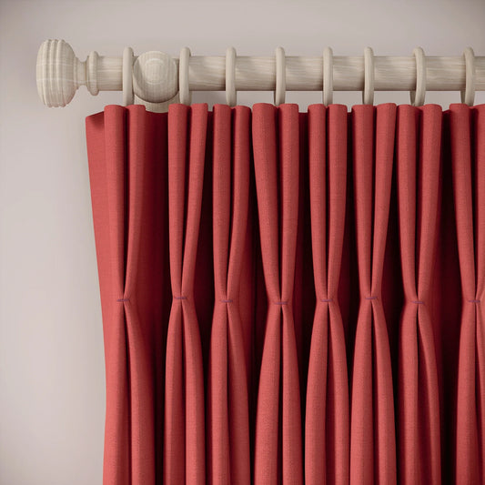 Merlin's Beard Curtains - Linen Blend - Crimsonite