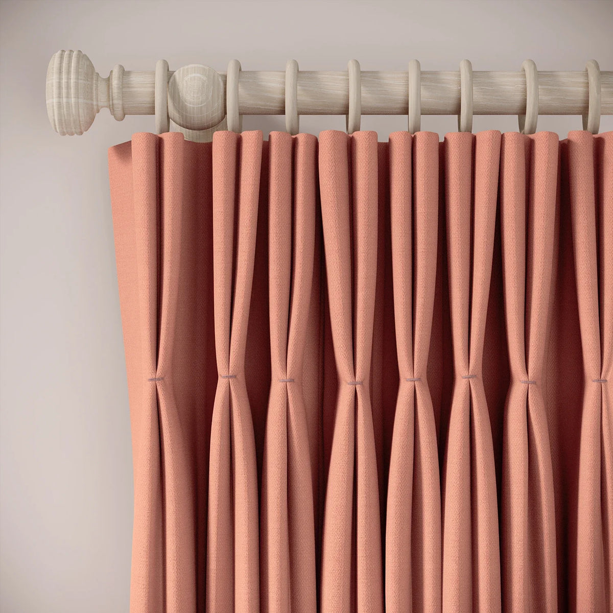 Merlin's Beard Curtains - Linen Blend - Lollipop