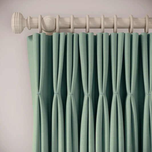 Merlin's Beard Curtains - Linen Blend - Rockpool