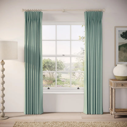 Merlin's Beard Curtains - Linen Blend - Rockpool