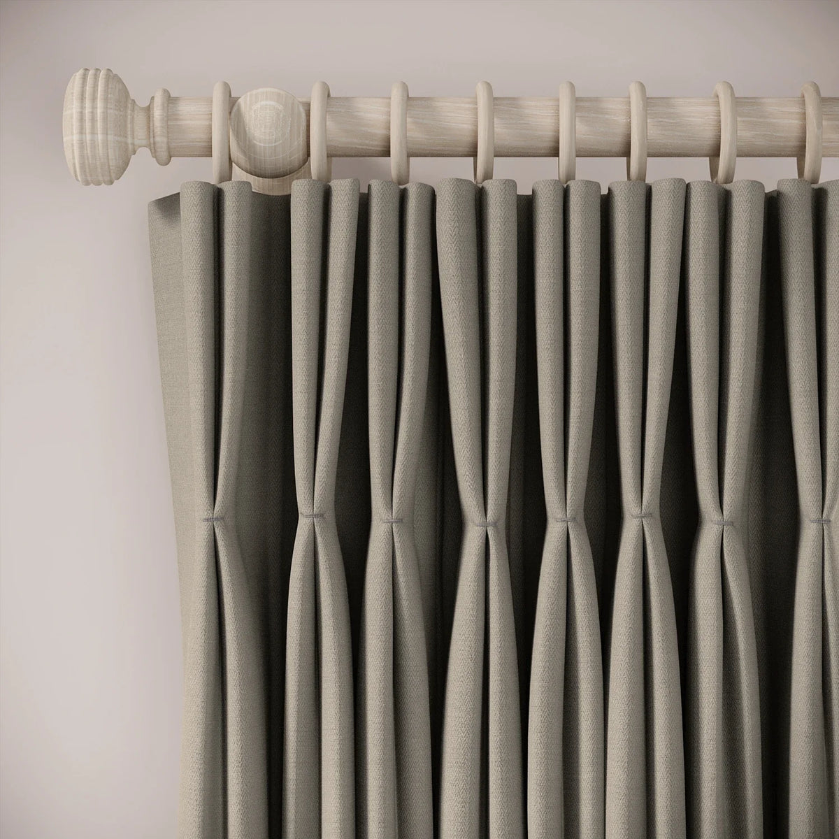 Merlin's Beard Curtains - Linen Blend - Simmer