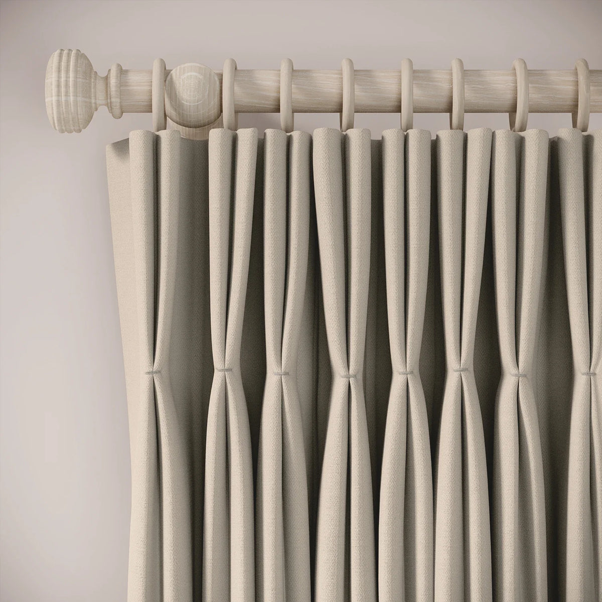Merlin's Beard Curtains - Linen Blend - Skimming