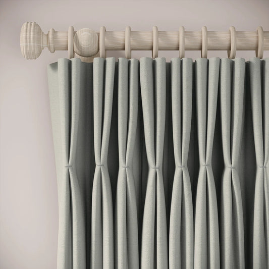 Merlin's Beard Curtains - Linen Blend - Villa Blue