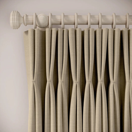 Merlin's Beard Curtains - Pure Linen - Biscotti
