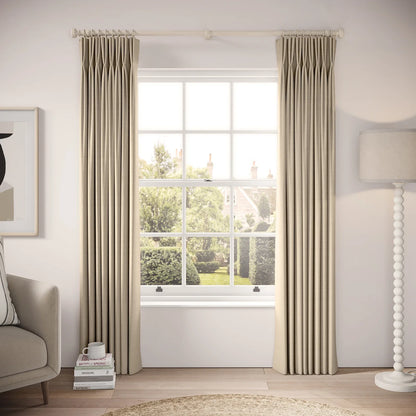 Merlin's Beard Curtains - Pure Linen - Biscotti