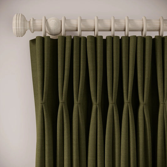 Merlin's Beard Curtains - Pure Linen - Mossify