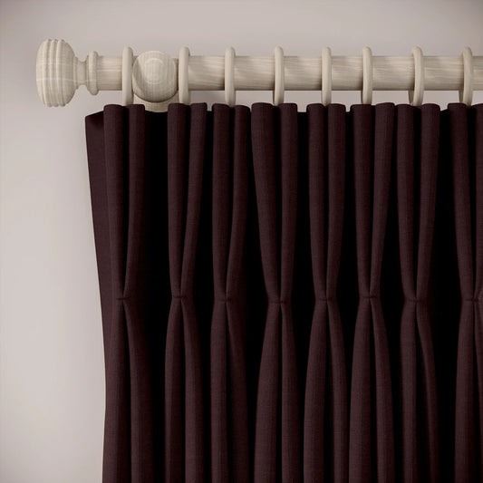Merlin's Beard Curtains - Pure Linen - Plumble