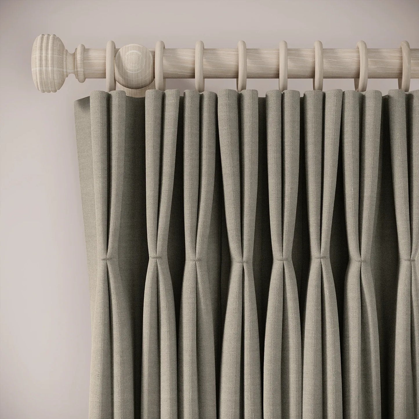Merlin's Beard Curtains - Pure Linen - Powis Castle