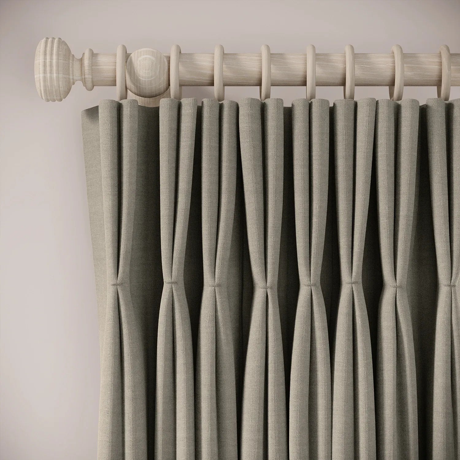 Merlin's Beard Curtains - Pure Linen - Powis Castle