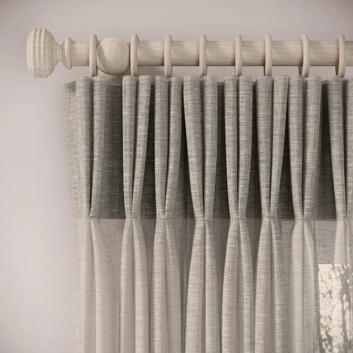 Merlin's Beard Curtains - Slubby Sheer - Hen of the Woods