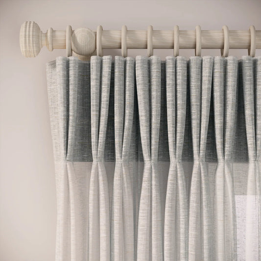 Merlin's Beard Curtains - Slubby Sheer - Reykjavik