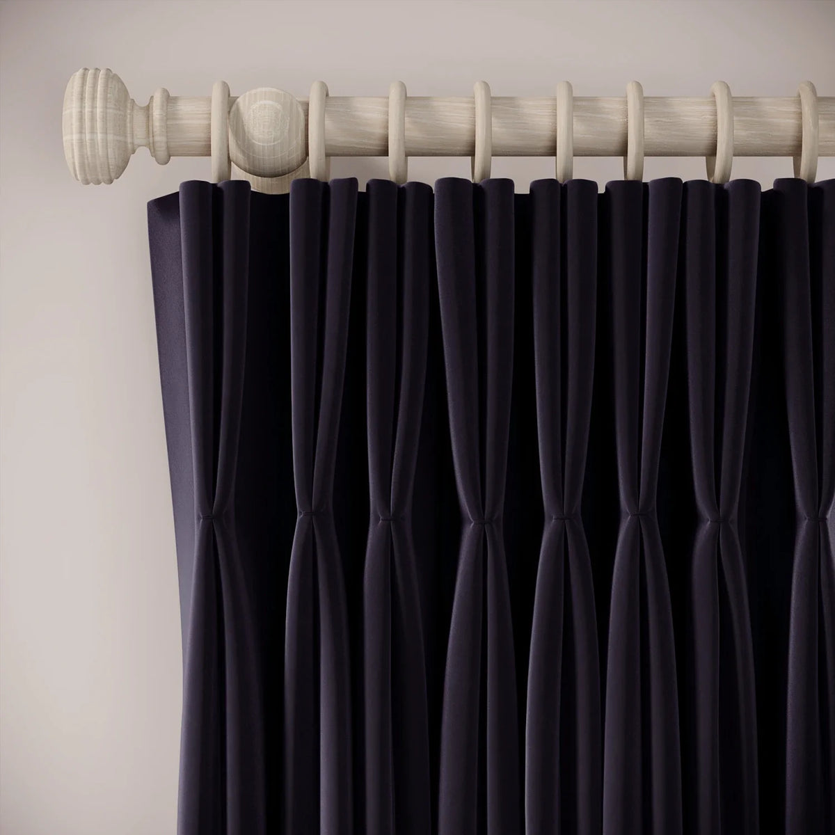 Merlin's Beard Curtains - Soft Velvet - Bramble Jam