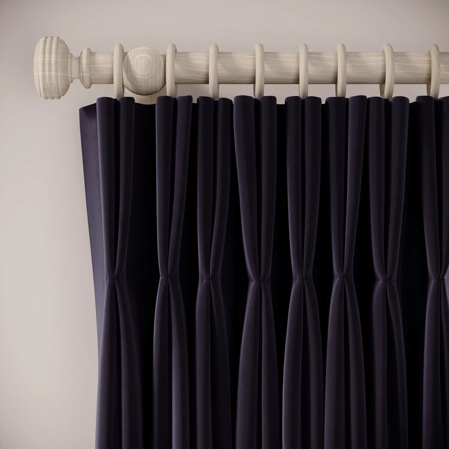 Merlin's Beard Curtains - Soft Velvet - Bramble Jam