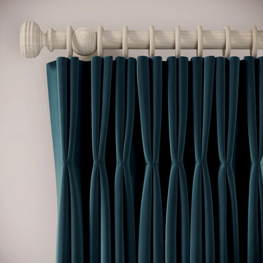 Merlin's Beard Curtains - Soft Velvet - Reef